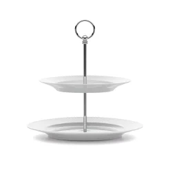 Plato para tarta Rhombe Ø 27 cm, blanco