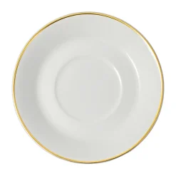 Plato para taza de café espresso Château Septfontaines Ø12,5 cm, Blanco-oro