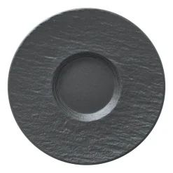Plato para taza de café Manufacture Rock Ø15,5 cm, negro