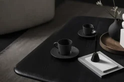 Plato para taza de café Manufacture Rock Ø15,5 cm, negro