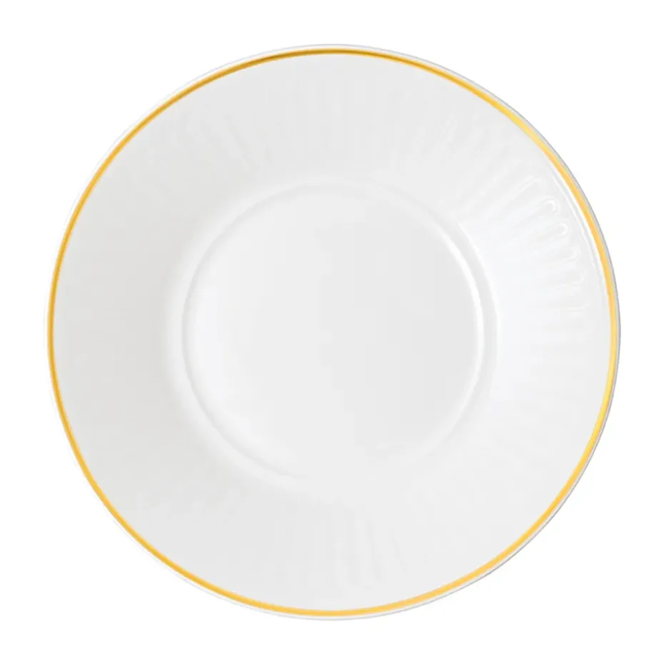 Plato para taza de té Château Septfontaines Ø16 cm, Blanco-oro