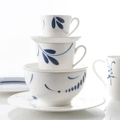 Plato para taza espresso Old Luxembourg Brindille, 12 cm