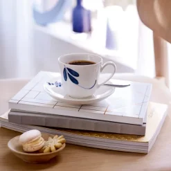 Plato para taza espresso Old Luxembourg Brindille, 12 cm