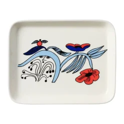 Plato Puutarhurit 15x19 cm, Azul-blanco-rojo