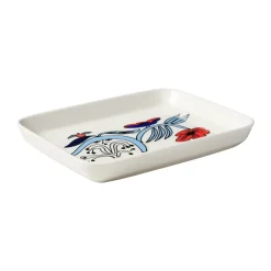 Plato Puutarhurit 15x19 cm, Azul-blanco-rojo