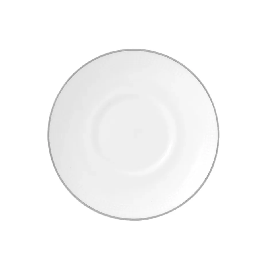 Plato taza espresso Vera Wang Blanc Sur Blanc, Ø12,5 cm