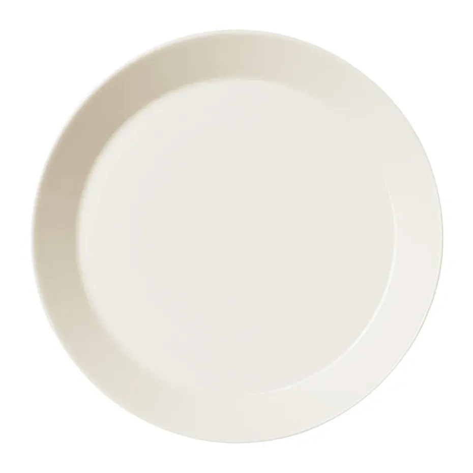 Plato Teema Ø23 cm, blanco