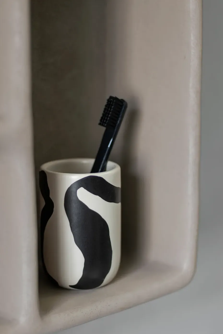 Porta cepillo de dientes Icon, Off-white