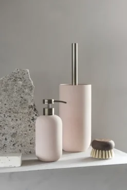 Portaescobillas baño Lotus, Powder rose