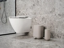 Portaescobillas baño Time 36 cm, Concrete