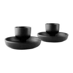 Portahuevos Nordic kitchen 2-pack, Black