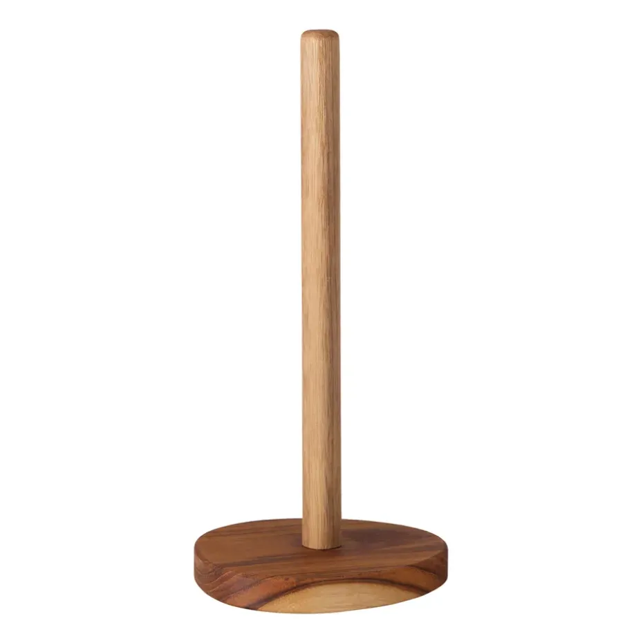 Portarrollos de papel cocina Raw 30,6 cm, Teak