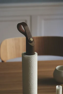 Portarrollos de papel cocina Grab, Roble ahumado