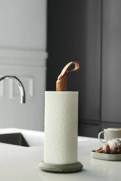 Portarrollos de papel cocina Grab, roble