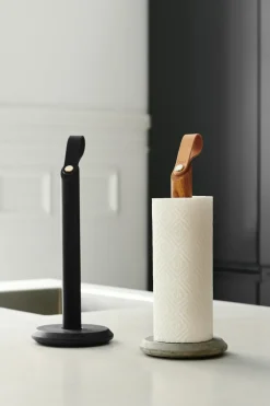 Portarrollos de papel cocina Grab, roble