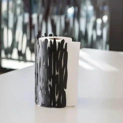 Portarrollos de papel cocina Barkroll, negro