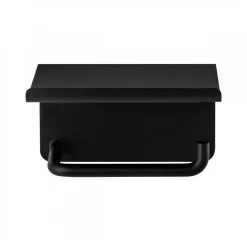 Portarrollos de papel higiénico con estante Modo, Black