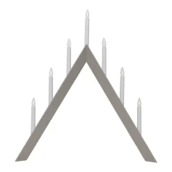 Portavelas de Adviento Arrow 64,5 cm, Beige
