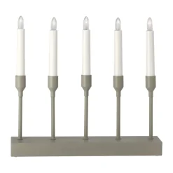 Portavelas de Adviento Kindle portabel 30 cm, Beige