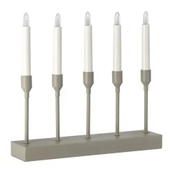 Portavelas de Adviento Kindle portabel 30 cm, Beige