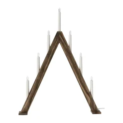 Portavelas de Adviento Nord 60 cm, Tintado oscuro