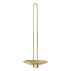 Portavelas de pared Clip 20 cm, Latón
