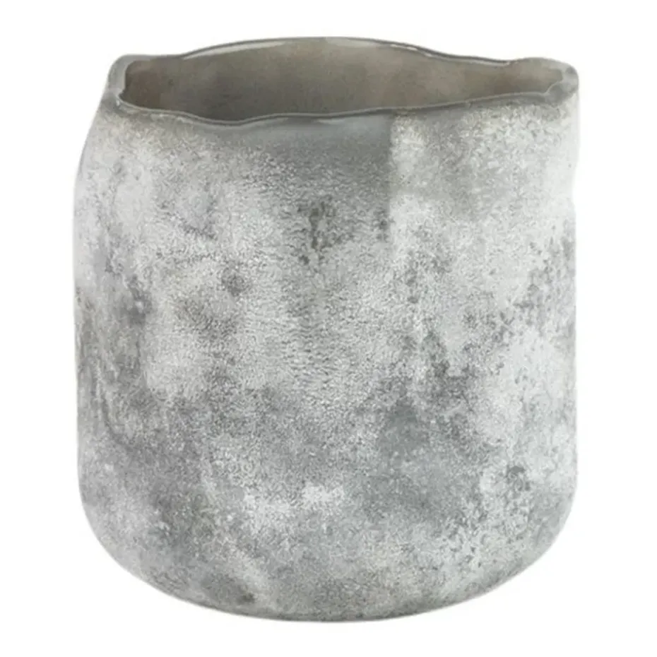 Portavelas Halde 10 cm, gris