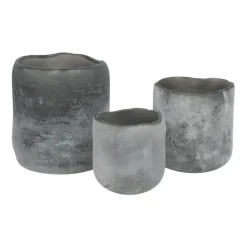 Portavelas Halde 10 cm, gris