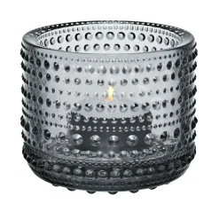 Portavelas Kastehelmi 64 mm, gris