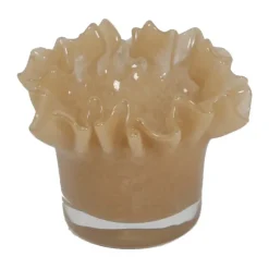 Portavelas Loa 14 cm, Beige
