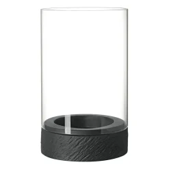 Portavelas Manufacture Rock Home Hurricane L, Negro