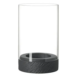 Portavelas Manufacture Rock Home Hurricane M, Negro