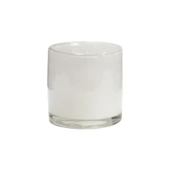 Portavelas Nilla 10 cm, blanco