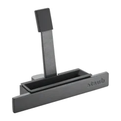 Posatapas Staub hierro fundido-silicona, Negro