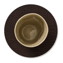 Posavasos Bull circular, marrón