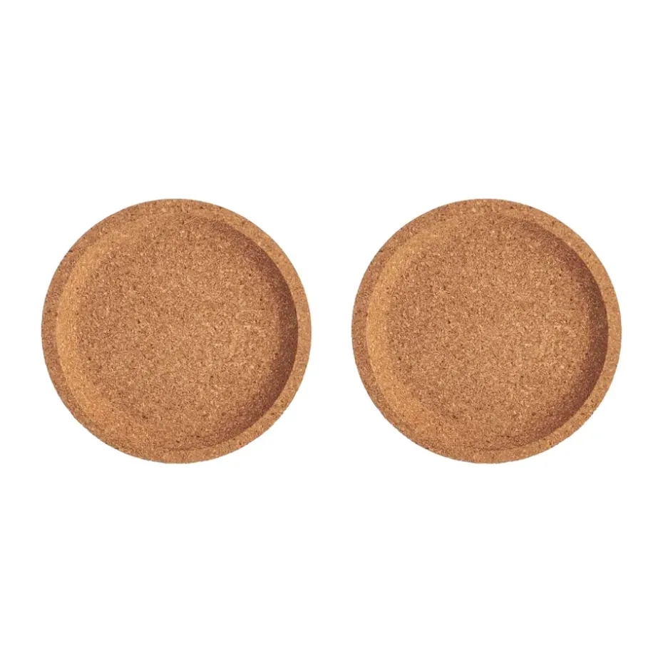 Posavasos de corcho Viva Ø10,9 cm pack de 2, Marrón