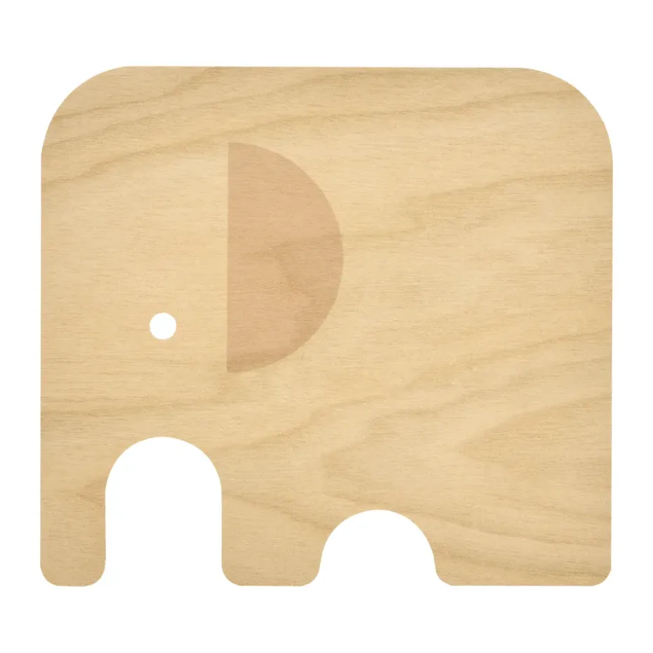 Posavasos de vidrio Elephant 11x10 cm, Blue