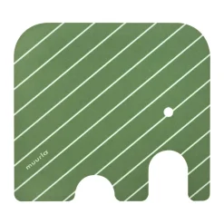 Posavasos de vidrio Elephant 11x10 cm, Green