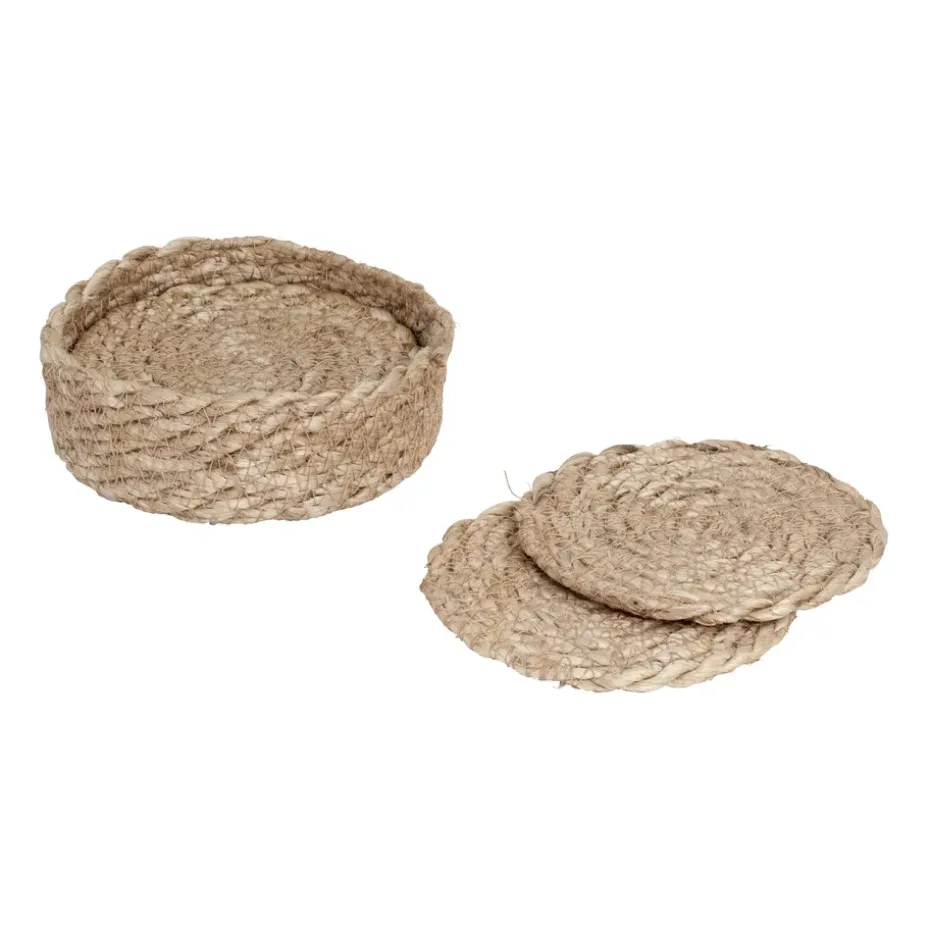 Posavasos Elin Ø10,5 cm 6 unidades, Gris amarronado