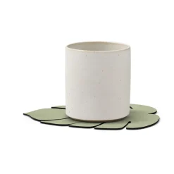 Posavasos Monstera Leaf Nupo, verde oliva
