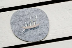 Posavasos Mumin 9,5x11 cm 4 piezas, Marineros
