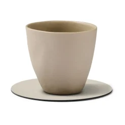 Posavasos Nupo circle, Oyster white