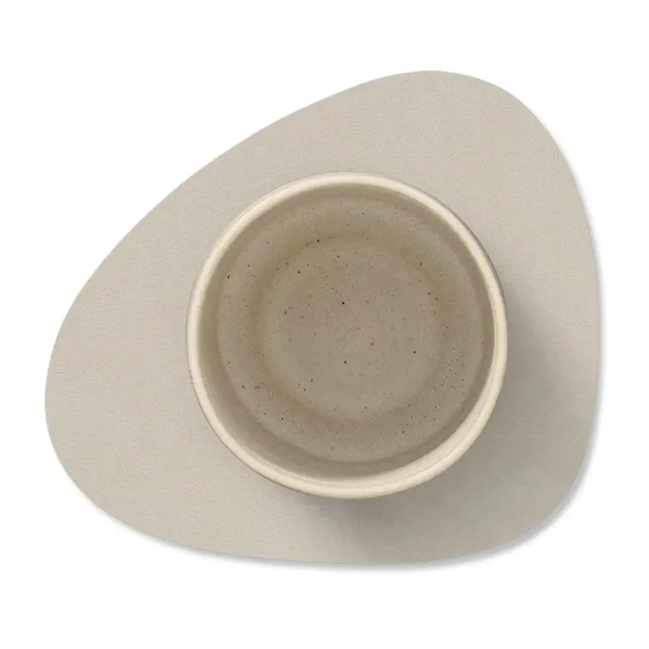 Posavasos Nupo curve, Oyster white
