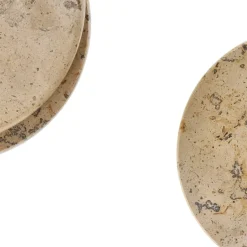 Posavasos Ridge Ø10 cm 4-pack, Mármol