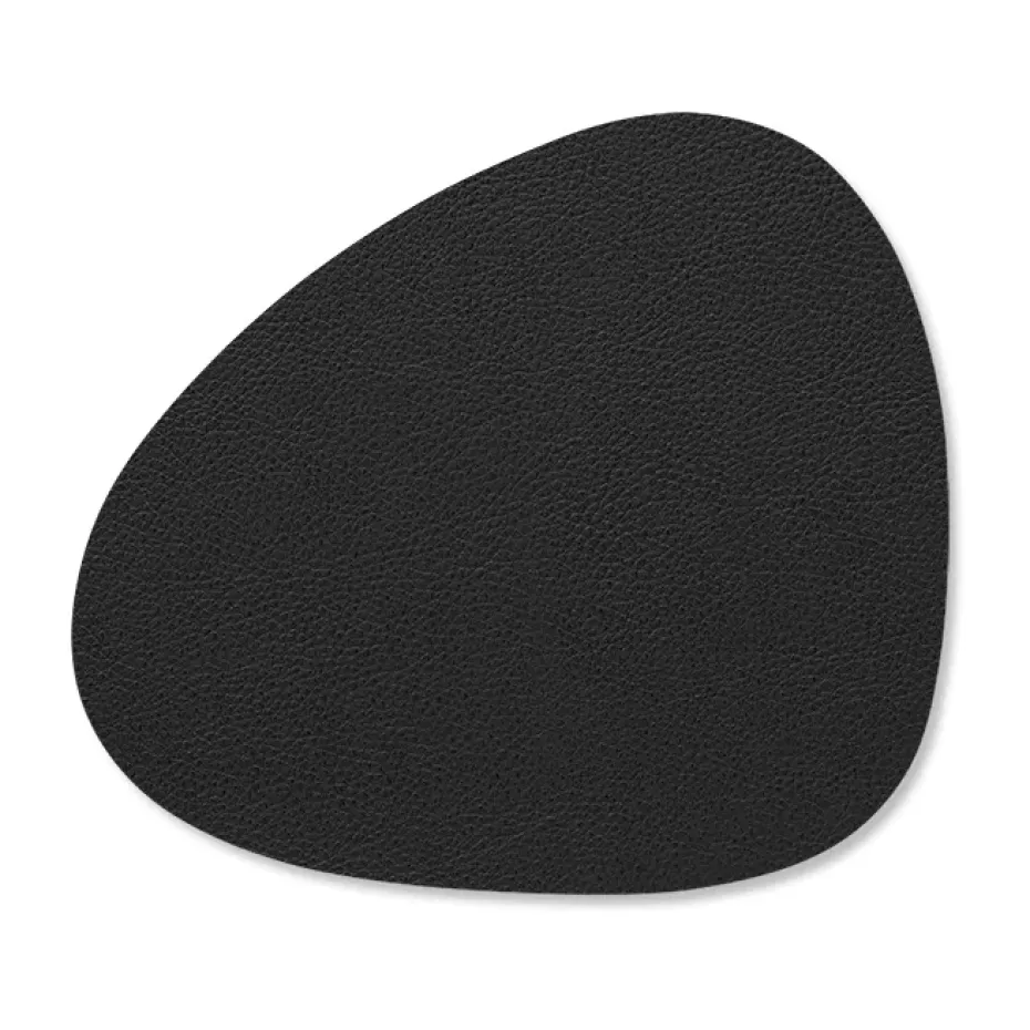 Posavasos Serene curvo 11x13 cm, Black