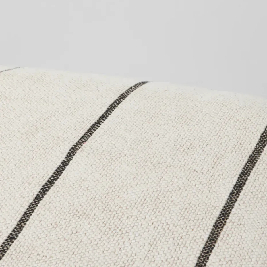 Puf Sigrid, Light beige-black, 50x50 cm