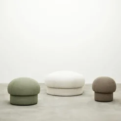 Puf Uno Ø94 cm, Cream