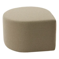 Puff Stilla bouclé, Taupe