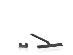Rascador con soporte Rim 22 cm, Negro