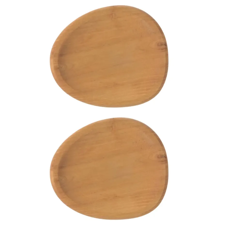 Raw Plato de fiesta 13x11,4 cm 2, madera